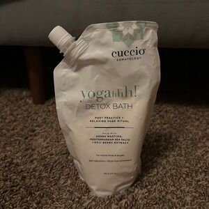 New Cuccio Somatology Yogahhh! Detox Bath Post Practice Relaxing Soak‎  16 oz